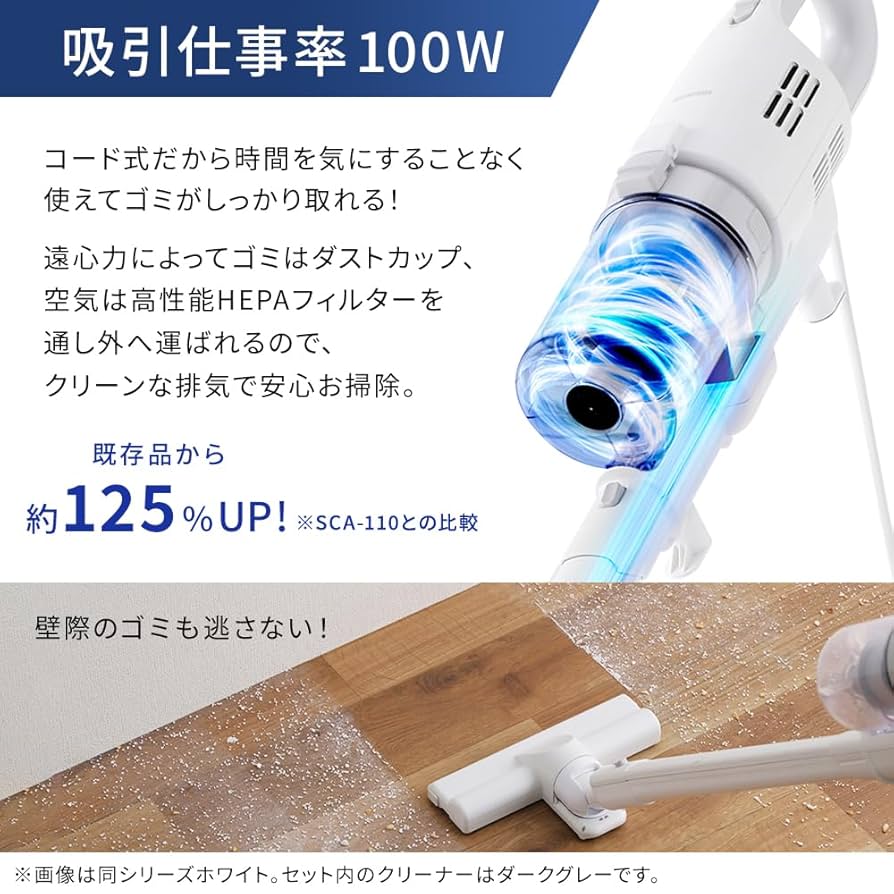 Amazon.co.jp: アイリスオーヤマ クリーナーセット コード式
